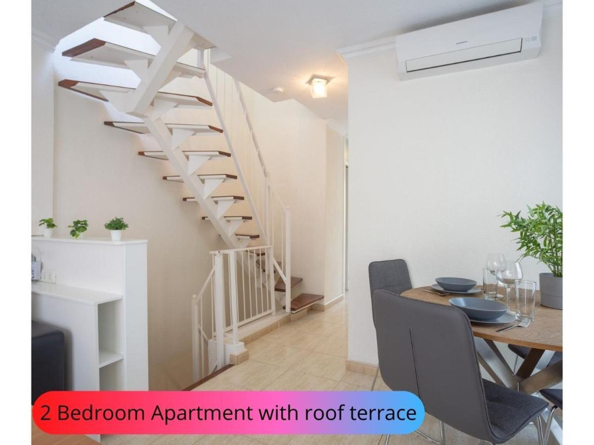 Desirable Rooftop Terrace , 2 Bedroom Apartment With Wifi In Costa Adeje Callao Salvaje Ngoại thất bức ảnh