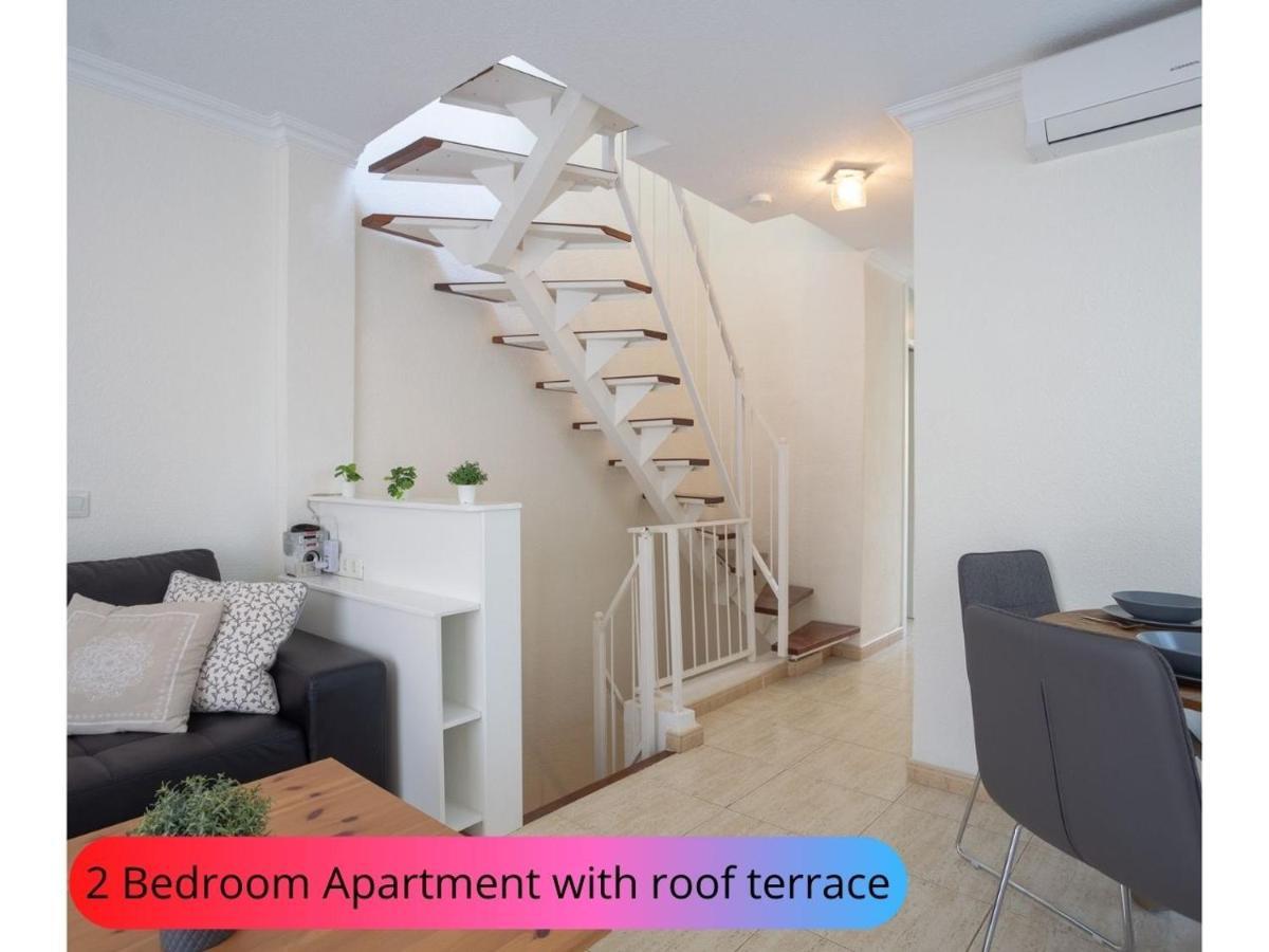 Desirable Rooftop Terrace , 2 Bedroom Apartment With Wifi In Costa Adeje Callao Salvaje Ngoại thất bức ảnh