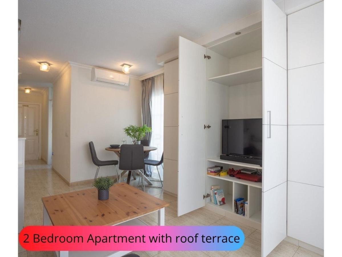 Desirable Rooftop Terrace , 2 Bedroom Apartment With Wifi In Costa Adeje Callao Salvaje Ngoại thất bức ảnh