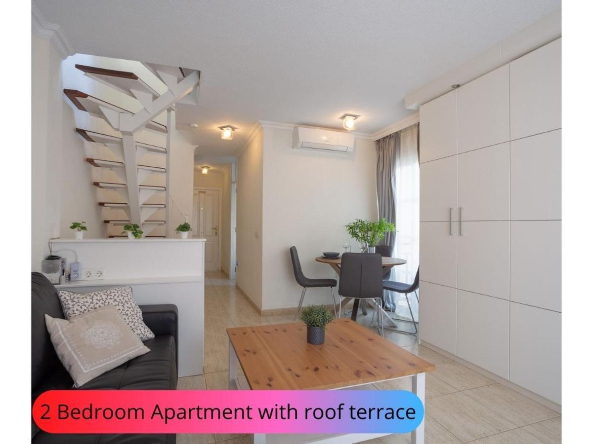 Desirable Rooftop Terrace , 2 Bedroom Apartment With Wifi In Costa Adeje Callao Salvaje Ngoại thất bức ảnh