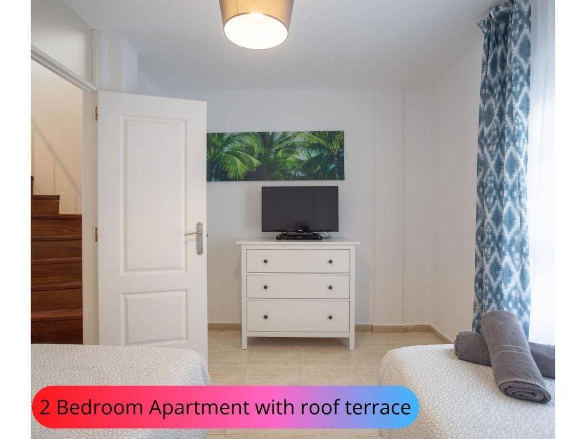 Desirable Rooftop Terrace , 2 Bedroom Apartment With Wifi In Costa Adeje Callao Salvaje Ngoại thất bức ảnh