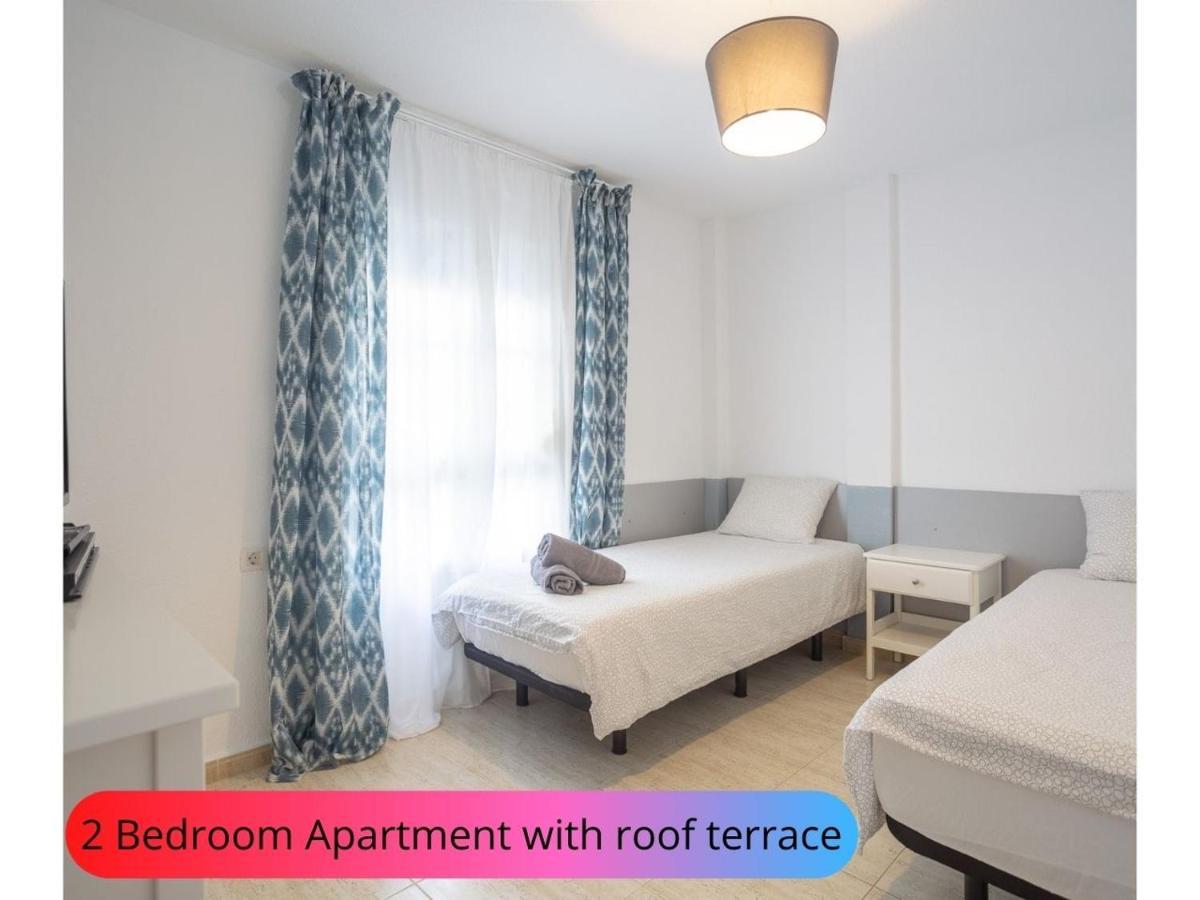 Desirable Rooftop Terrace , 2 Bedroom Apartment With Wifi In Costa Adeje Callao Salvaje Ngoại thất bức ảnh