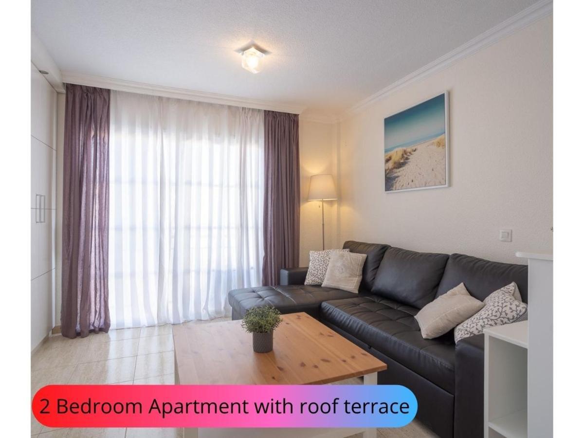 Desirable Rooftop Terrace , 2 Bedroom Apartment With Wifi In Costa Adeje Callao Salvaje Ngoại thất bức ảnh